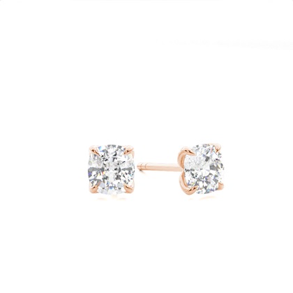 Cushion Cut Diamond Earrings