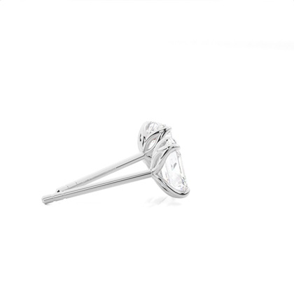 Prong-Einstellung Diamant-Ohrstecker