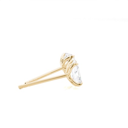 Prong-Einstellung Diamant-Ohrstecker