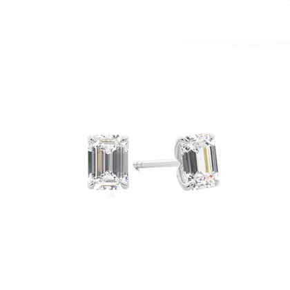 Emerald Diamond Earrings
