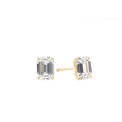 Emerald Diamond Earrings