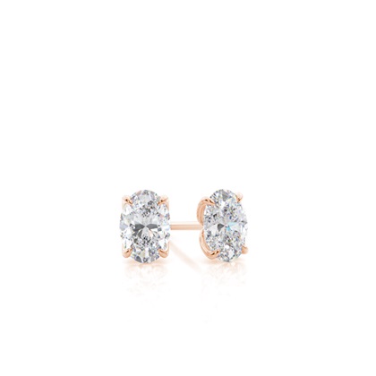 Prong Setting Moissanite Stud Earrings