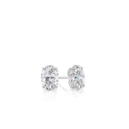 Prong Setting Moissanite Stud Earrings