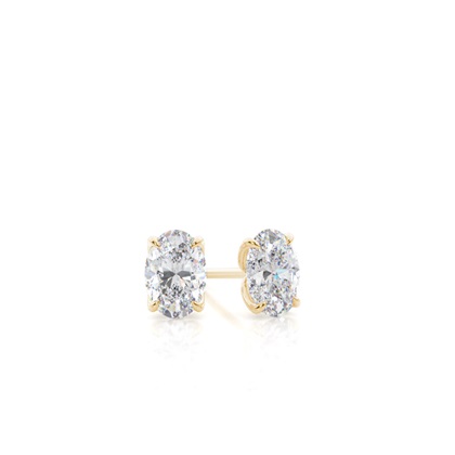 Prong Setting Moissanite Stud Earrings