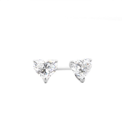 Heart Diamond Earrings