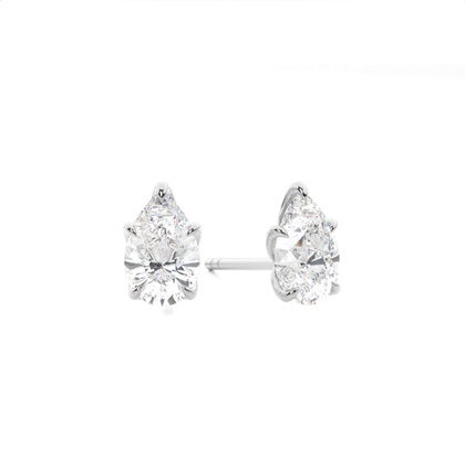 Pear Drop Diamond Earrings 