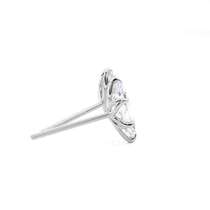 Prong-Einstellung Diamant-Ohrstecker