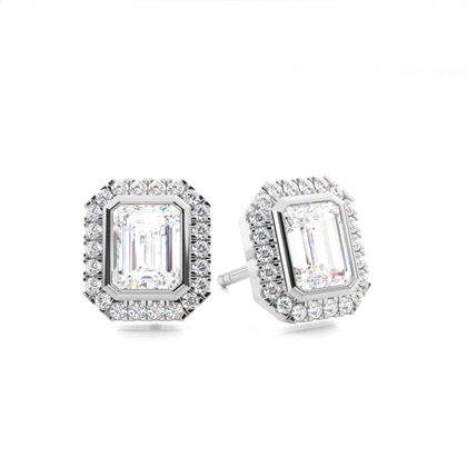 Radiant Diamond Earrings