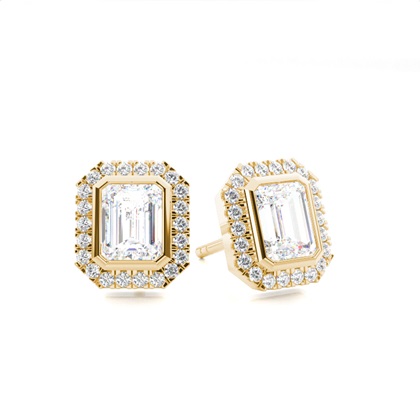 Radiant Diamond Earrings