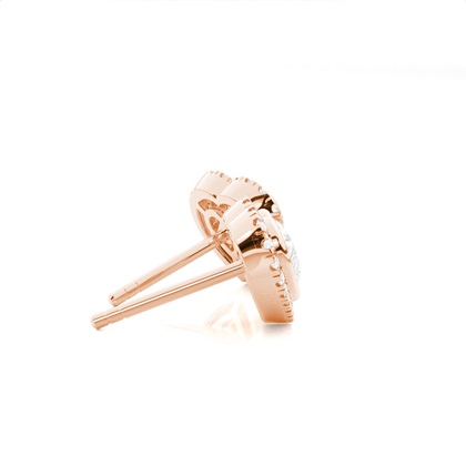 Lünetteeinstellung Diamant-Ohrstecker