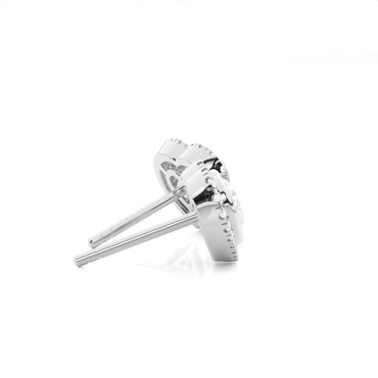 Lünetteeinstellung Diamant-Ohrstecker