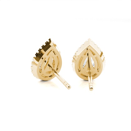 Lünetteeinstellung Diamant-Ohrstecker