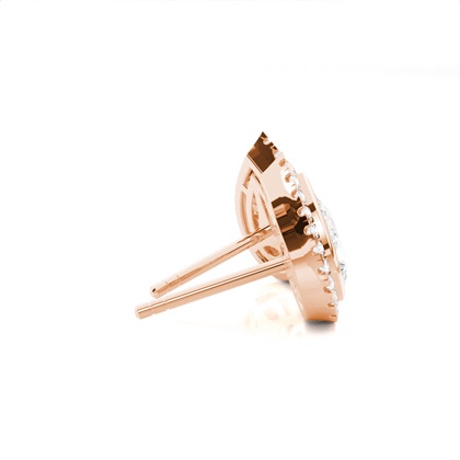 Lünetteeinstellung Diamant-Ohrstecker