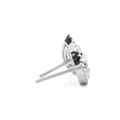 Lünetteeinstellung Diamant-Ohrstecker