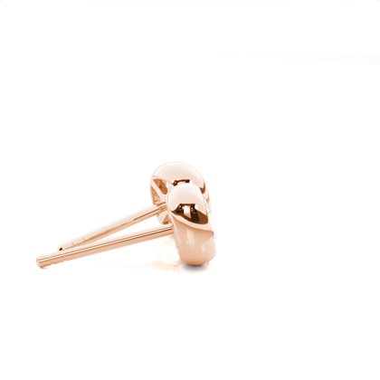 Lünetteeinstellung Diamant-Ohrstecker