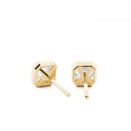 Lünetteeinstellung Diamant-Ohrstecker