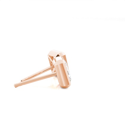 Lünetteeinstellung Diamant-Ohrstecker