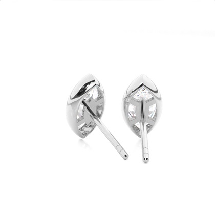 Lünetteeinstellung Diamant-Ohrstecker