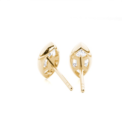 Lünetteeinstellung Diamant-Ohrstecker