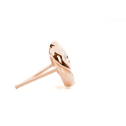 Lünetteeinstellung Diamant-Ohrstecker