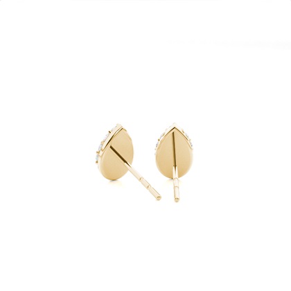 Yellow Gold Diamond Earrings
