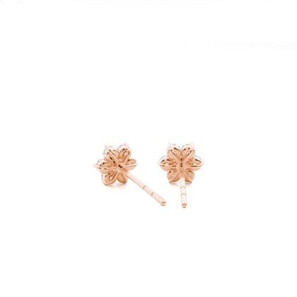 Rose Gold Diamond Earrings
