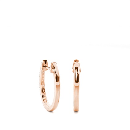 Rotgold Diamant Ohrringe