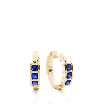 Yellow Gold Gemstone Rings & Diamond Earrings