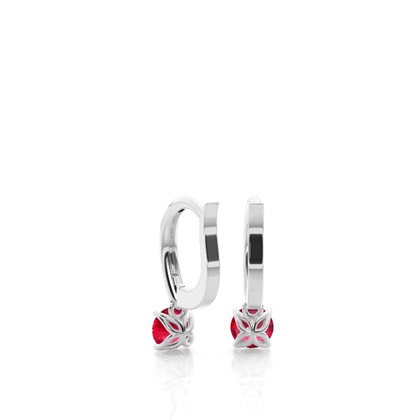 Rubin Creolen in Krappenfassung