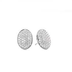 Diamant-Cluster-Ohrstecker In Pavé-Fassung