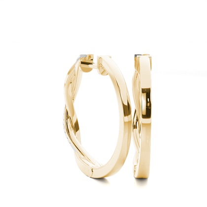 Gelbgold Diamant Ohrringe