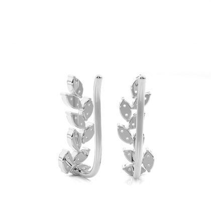 Prong Set Diamond Ear Climbers