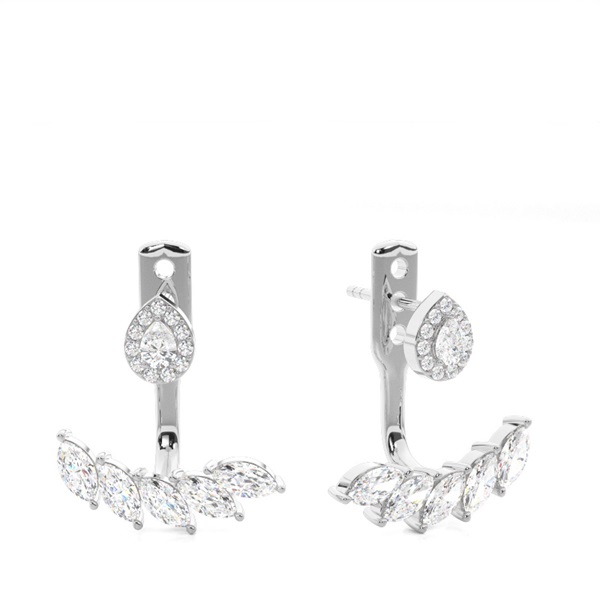 Prong Set Diamond Ear Jackets
