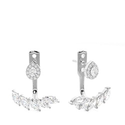 Prong Set Diamond Ear Jackets