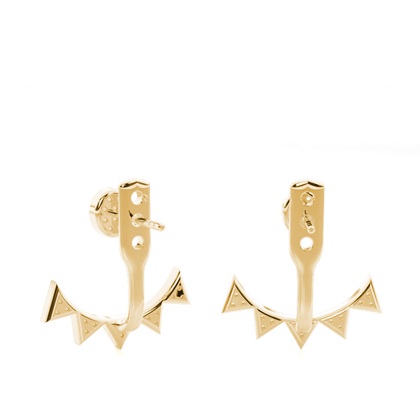 Yellow Gold Diamond Earrings