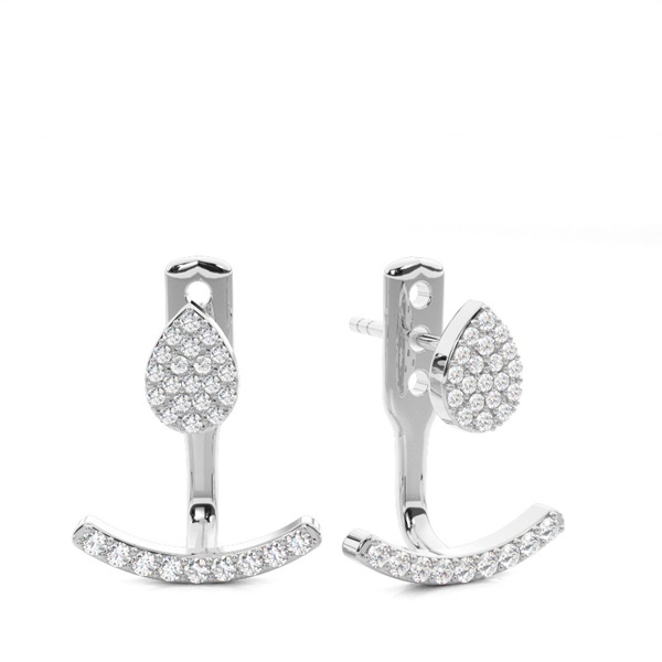 Prong Set Diamond Ear Jackets