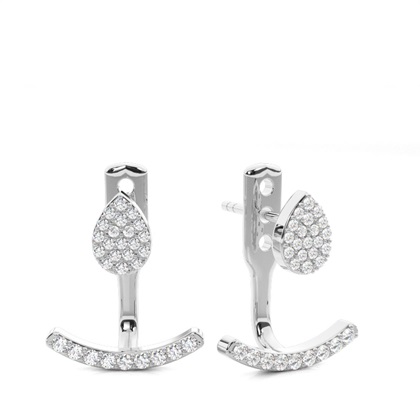 Prong Set Diamond Ear Jackets