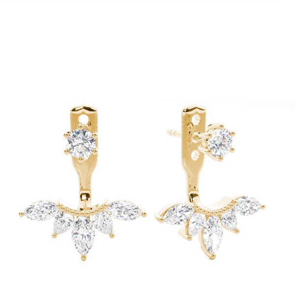 Prong Set Diamond Ear Jackets