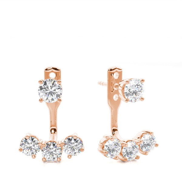 Prong Set Diamond Ear Jackets