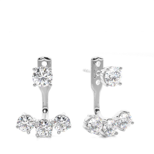 Prong Set Diamond Ear Jackets