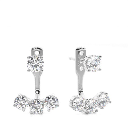 Prong Set Diamond Ear Jackets