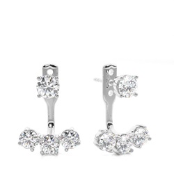 Prong Set Diamond Ear Jackets