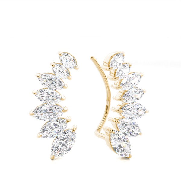 Prong Set Diamond Ear Climbers