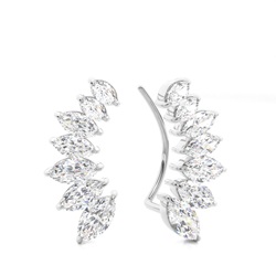 Prong Set Diamond Ear Climbers