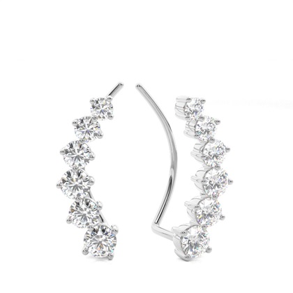 Prong Set Diamond Ear Climbers