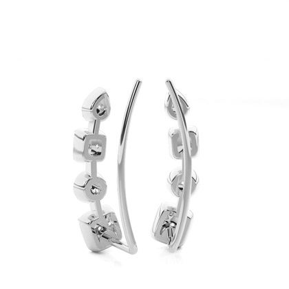 Prong Set Diamond Ear Climbers