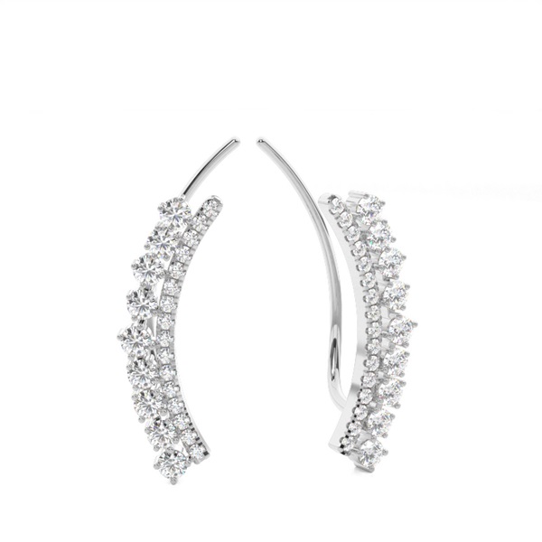 Prong Set Diamond Ear Climbers