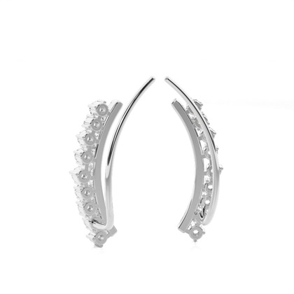 Prong Set Diamond Ear Climbers