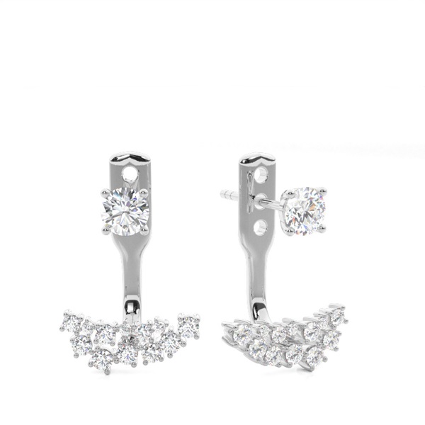 Prong Set Diamond Ear Jackets
