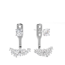 Prong Set Diamond Ear Jackets